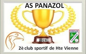 L'AS Panazol classé 2è club Sportif  de Hte Vienne