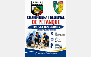 Championnat RégionaL Triplette "MINIMES"
